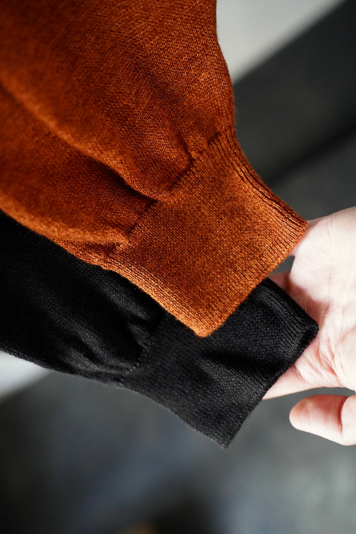 MEN　BATONER / バトナー　RAMIE WOOL SKIPPER