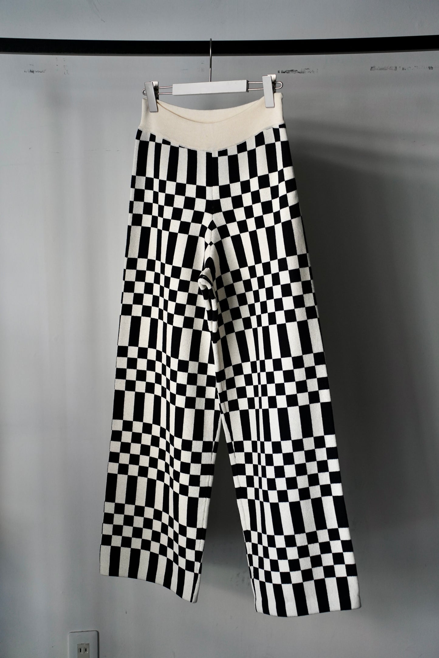 WOMEN　VIOLETTE ROOM　GEOMETRIC DOUBLE KNIT PANTS