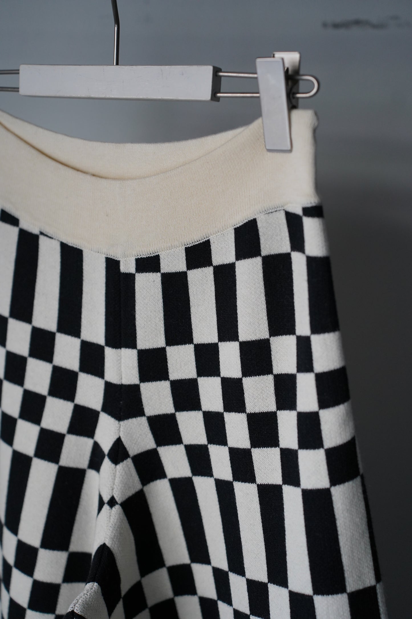 WOMEN　VIOLETTE ROOM　GEOMETRIC DOUBLE KNIT PANTS