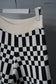 WOMEN　VIOLETTE ROOM　GEOMETRIC DOUBLE KNIT PANTS