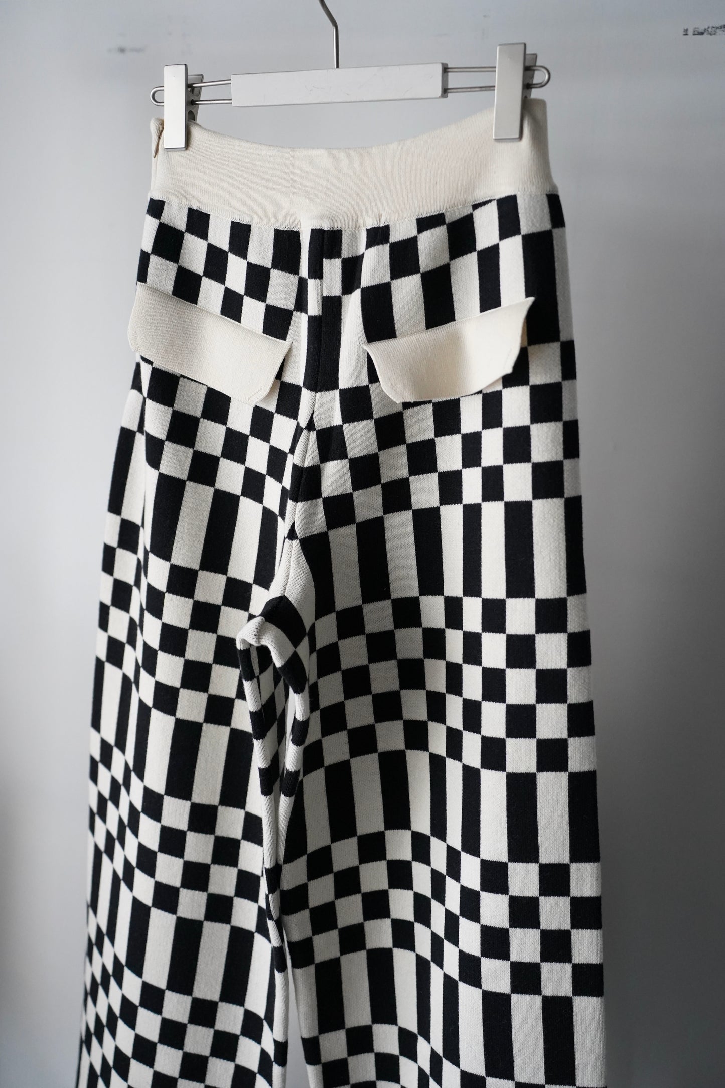 WOMEN　VIOLETTE ROOM　GEOMETRIC DOUBLE KNIT PANTS