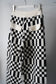 WOMEN　VIOLETTE ROOM　GEOMETRIC DOUBLE KNIT PANTS