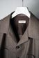 WOMEN　RYU KAGA　Wool flannel open back shirt