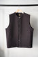 MEN　BATONER / バトナー　ULTRA TWIST WOOL MILANO RIB VEST