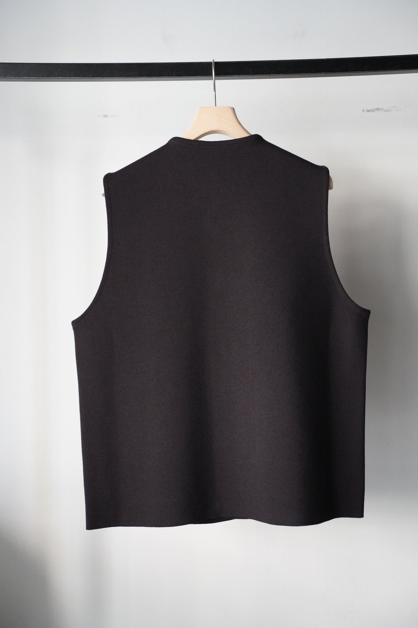 MEN　BATONER / バトナー　ULTRA TWIST WOOL MILANO RIB VEST