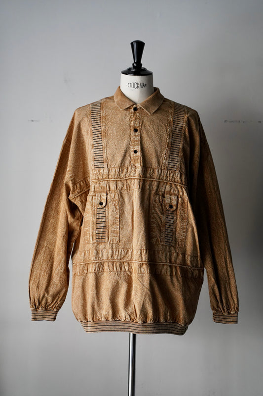 MEN　LILY1ST VINTAGE　1980’s Italian Smock Shirt "Rare Design"