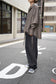 WOMEN　RYU KAGA　Wool flannel open back shirt