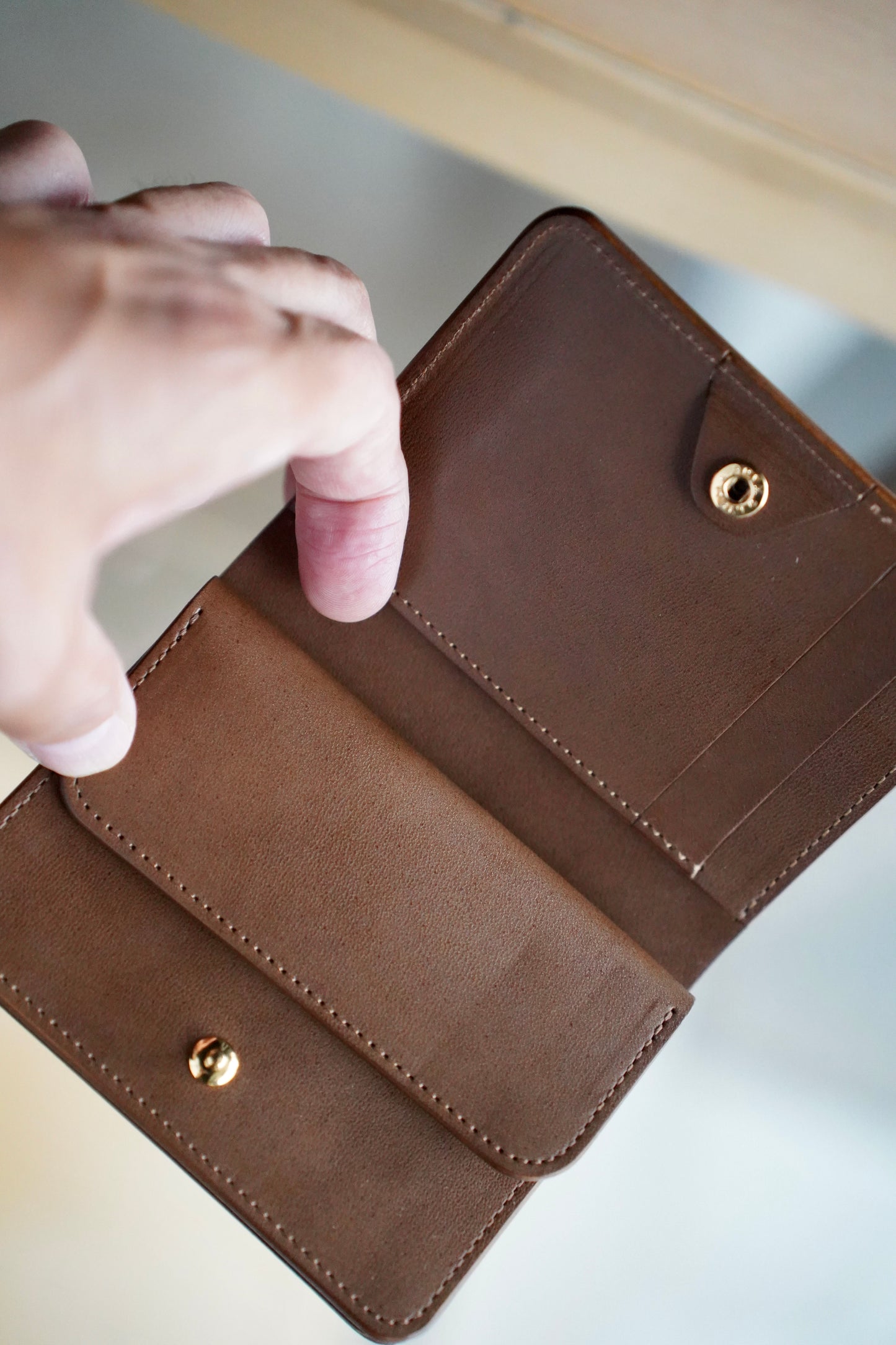 MEN　forme/フォルメ　Post wallet　CORDVAN cigar