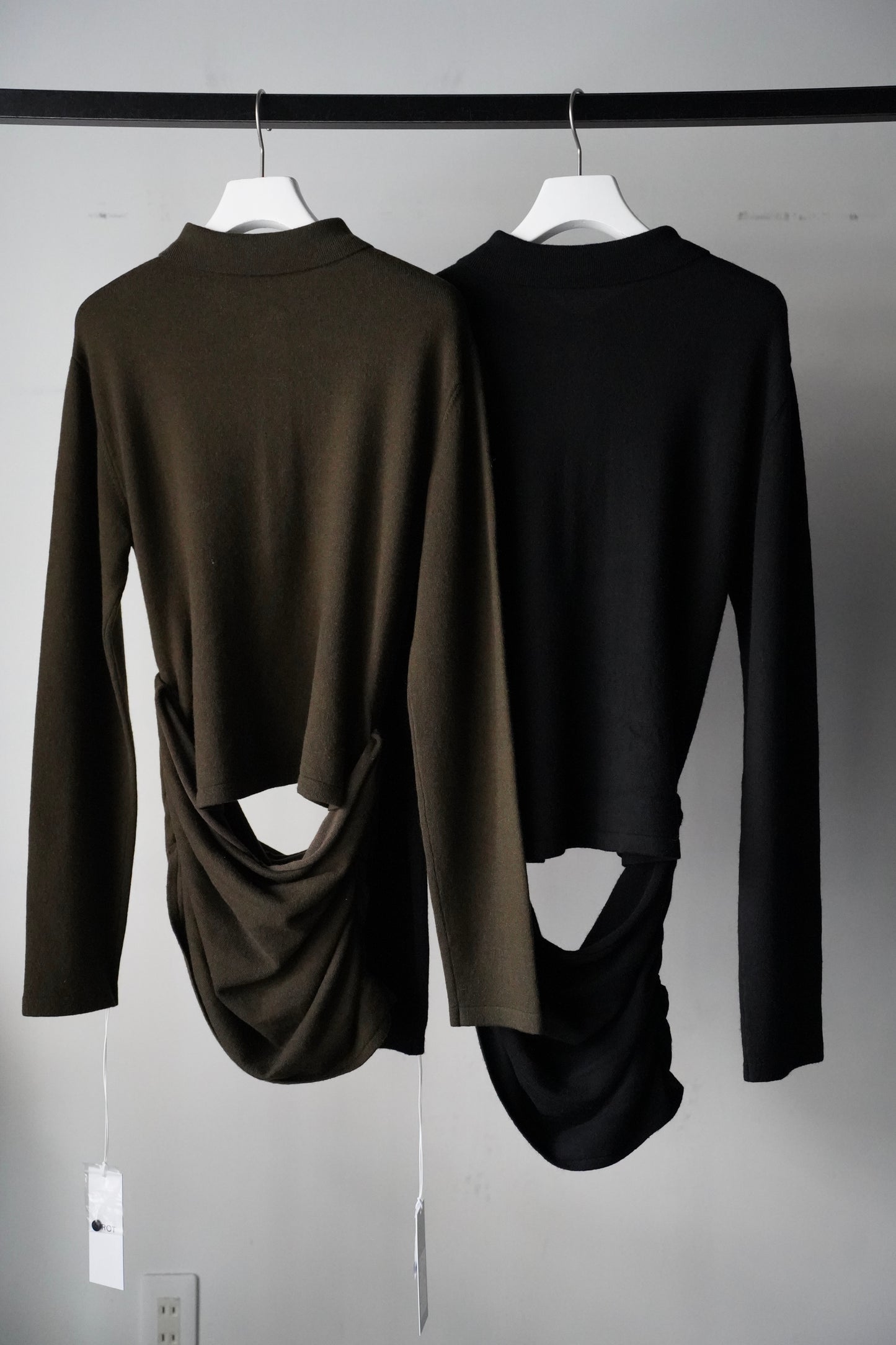 WOMEN　IIROT/イロット　Cashmere Polo Knit
