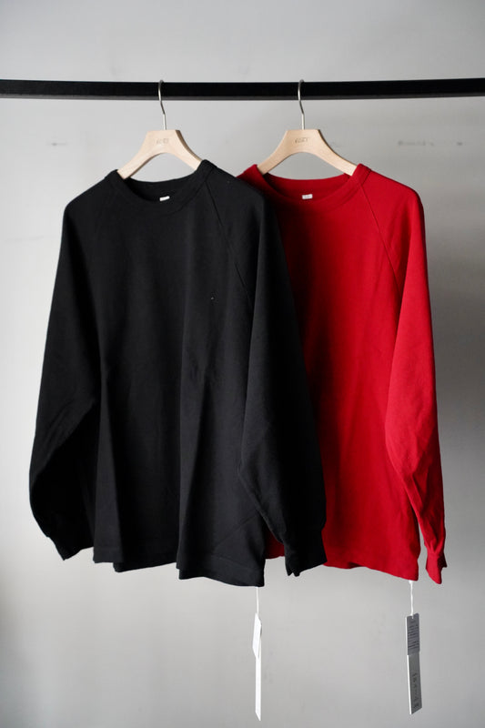 MEN　blurhms/ブラーム　Co/Silk Nep Raglan Tee