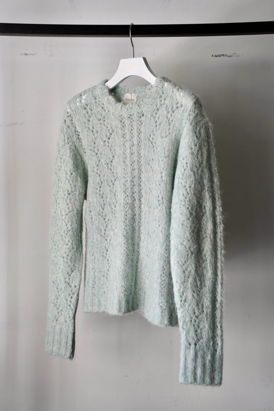 WOMEN　jonnlynx/ジョンリンクス　mohair sukashi knit pullover