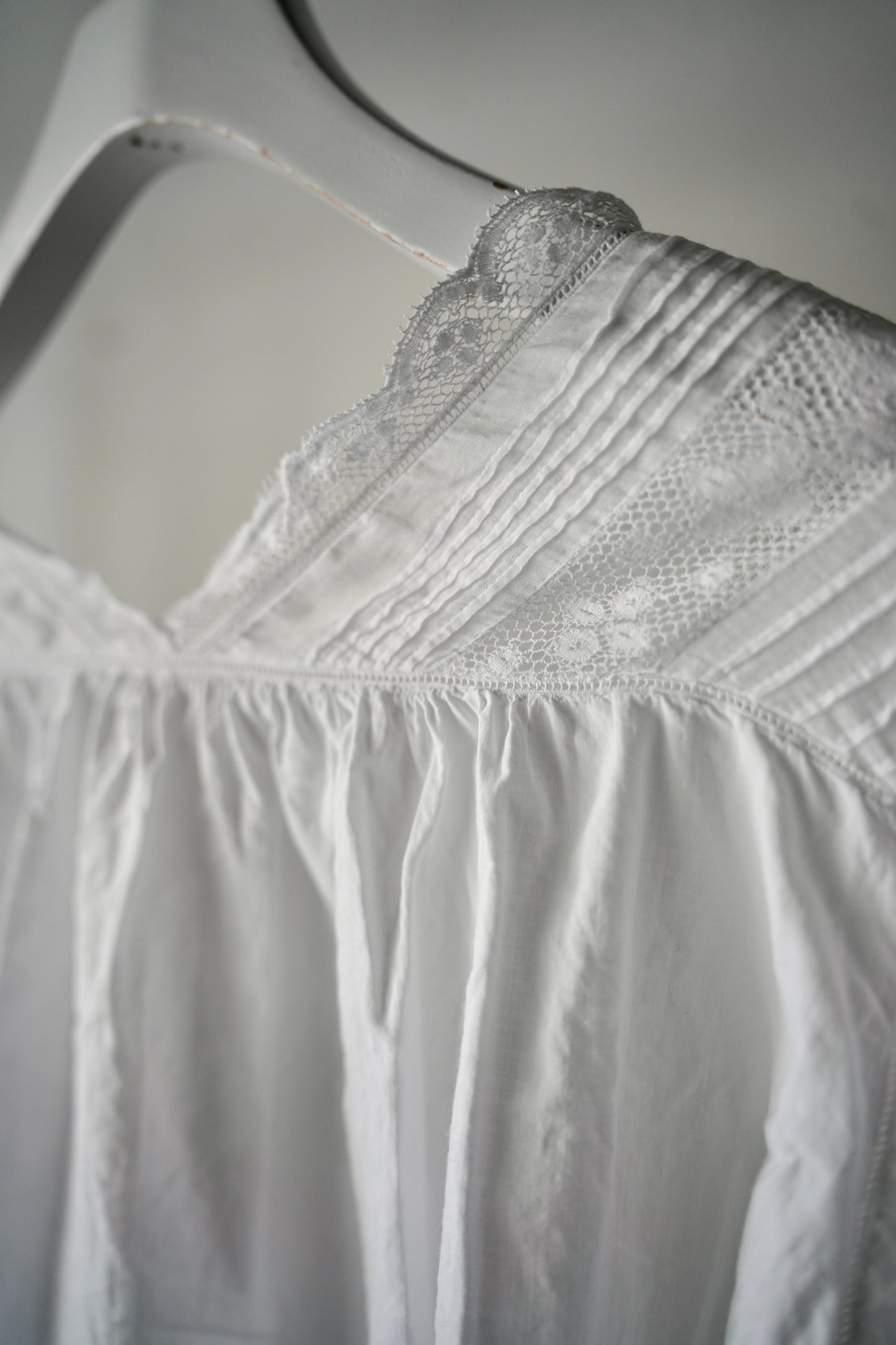 WOMEN　VINTAGE　1900-1920's Antique French Cotton Onepice