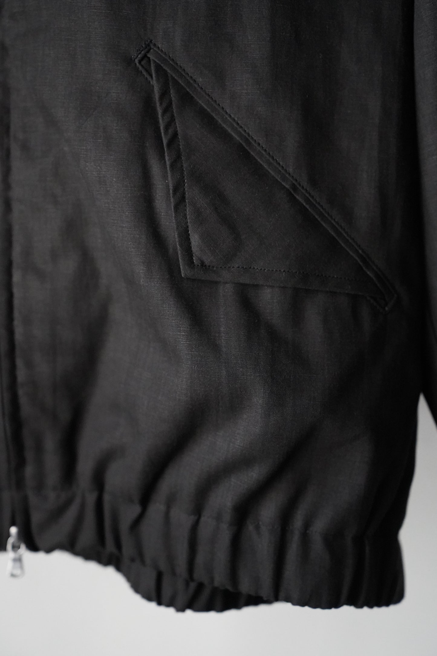 MEN　Kiivu / キフ　HARRINGTON JACKET- Cotton Linen + Sumi Coating -