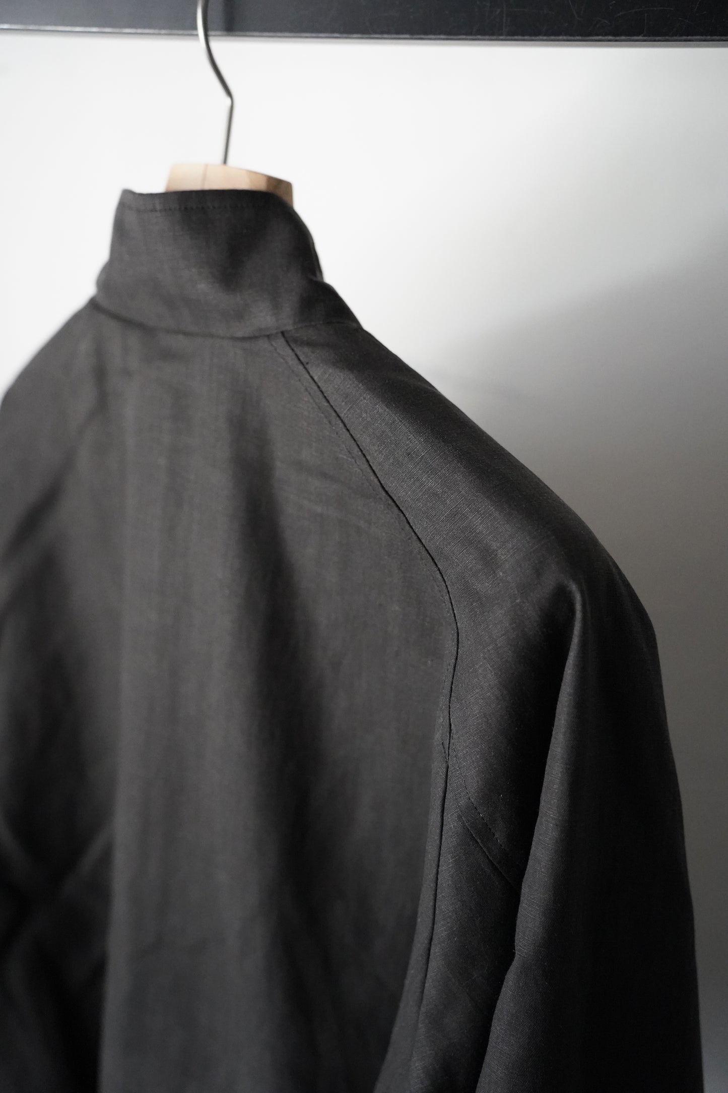 MEN　Kiivu / キフ　HARRINGTON JACKET- Cotton Linen + Sumi Coating -