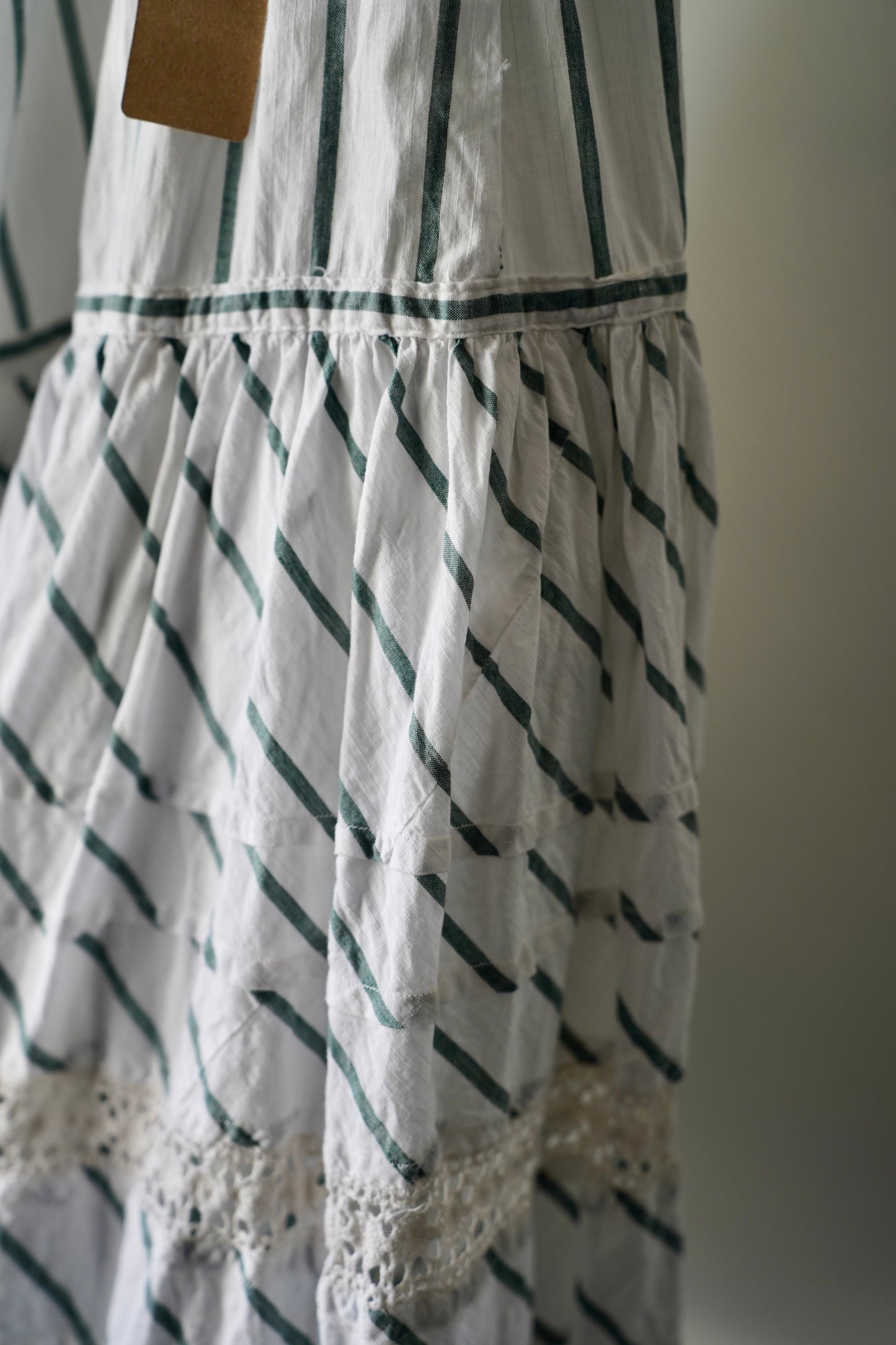 WOMEN　VINTAGE　1900-1920's Antique French Cotton Skirt