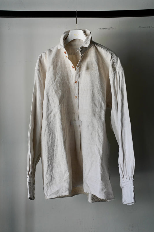 WOMEN　VINTAGE　1900-1920's Antique French Linen Blouse