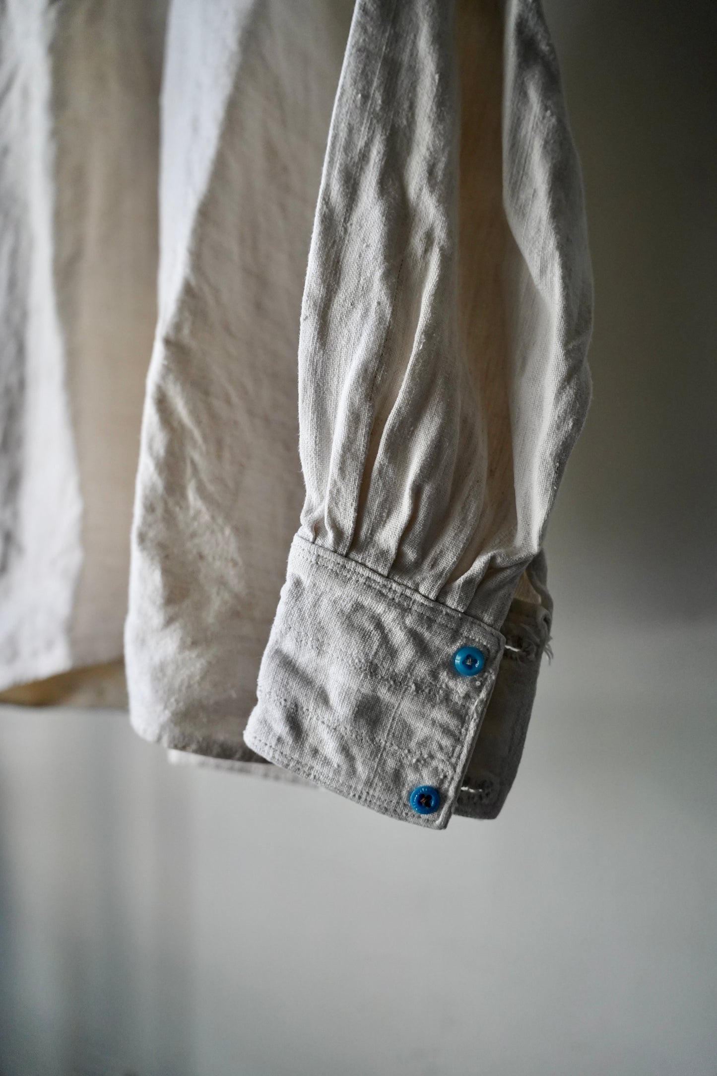 WOMEN　VINTAGE　1900-1920's Antique French Linen Blouse