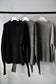 WOMEN　BATONER / バトナー　CASHMERE FOX FINGERHOLE BOAT NECK