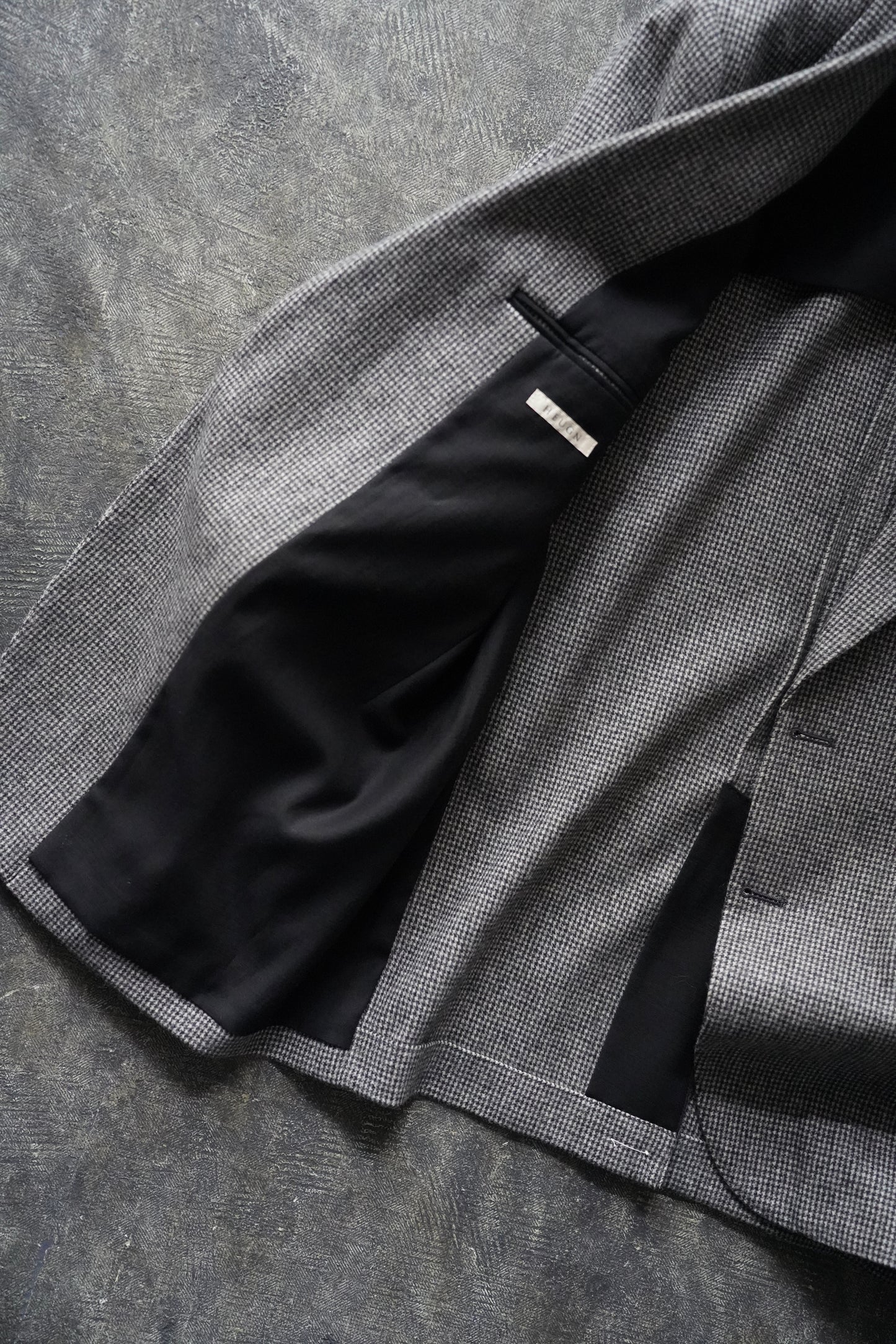 MEN　HEUGN / ユーゲン　"Saint" Hound Tooth WIDE 2B