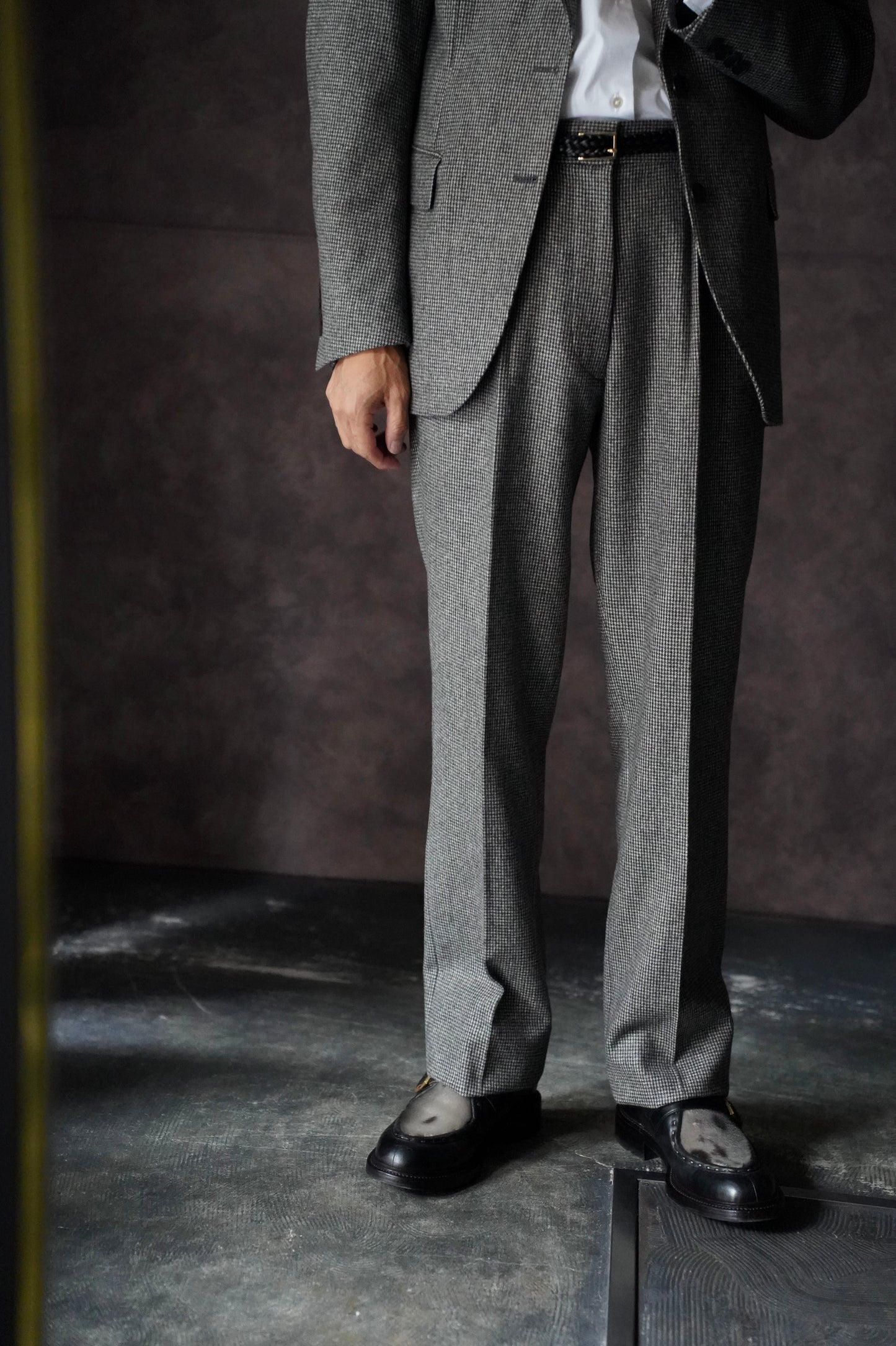 MEN　HEUGN / ユーゲン　"Freddie" Hound Tooth Pants