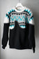 MEN/WOMEN　VIOLETTE ROOM　Ex. REMAKE SWEAT  black 8
