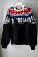 MEN/WOMEN　VIOLETTE ROOM　Ex. REMAKE SWEAT  black 9