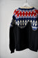 MEN/WOMEN　VIOLETTE ROOM　Ex. REMAKE SWEAT  black 9