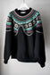 MEN/WOMEN　VIOLETTE ROOM　Ex. REMAKE SWEAT  black 11