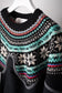 MEN/WOMEN　VIOLETTE ROOM　Ex. REMAKE SWEAT  black 11
