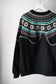 MEN/WOMEN　VIOLETTE ROOM　Ex. REMAKE SWEAT  black 11