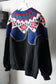 MEN/WOMEN　VIOLETTE ROOM　Ex. REMAKE SWEAT  black 13