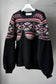 MEN/WOMEN　VIOLETTE ROOM　Ex. REMAKE SWEAT  black 15