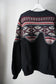 MEN/WOMEN　VIOLETTE ROOM　Ex. REMAKE SWEAT  black 15