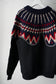 MEN/WOMEN　VIOLETTE ROOM　Ex. REMAKE SWEAT  black 18