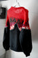 MEN/WOMEN　VIOLETTE ROOM　Ex. REMAKE SWEAT  black 19