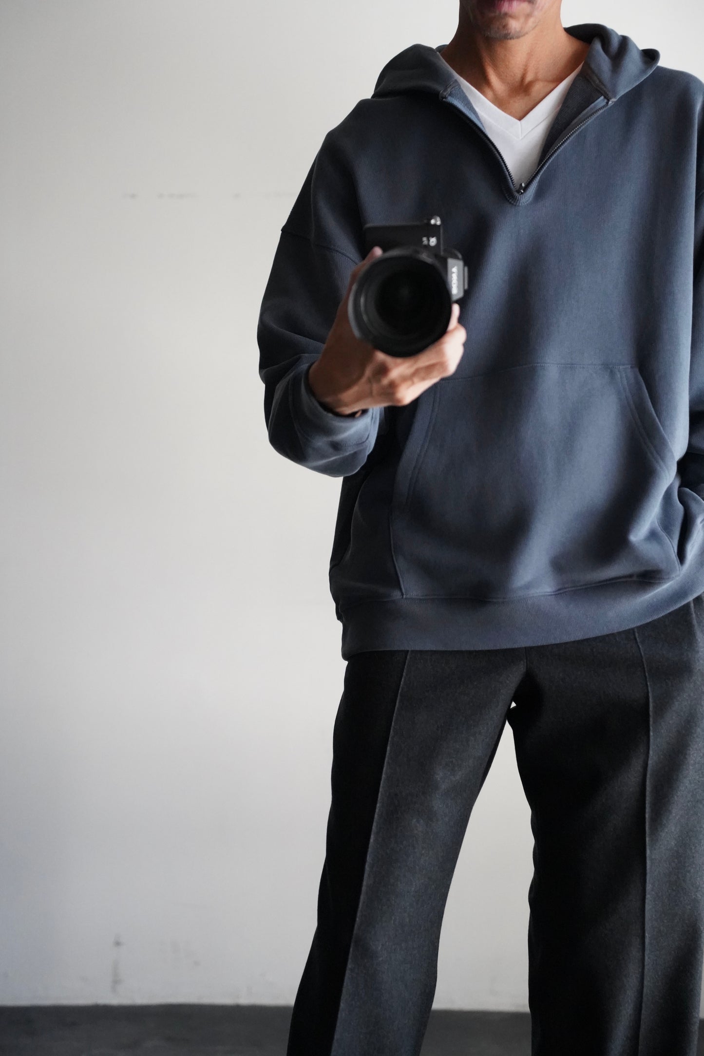 MEN　alvana / アルヴァナ 　VINTAGE HALF ZIP UP PARKA