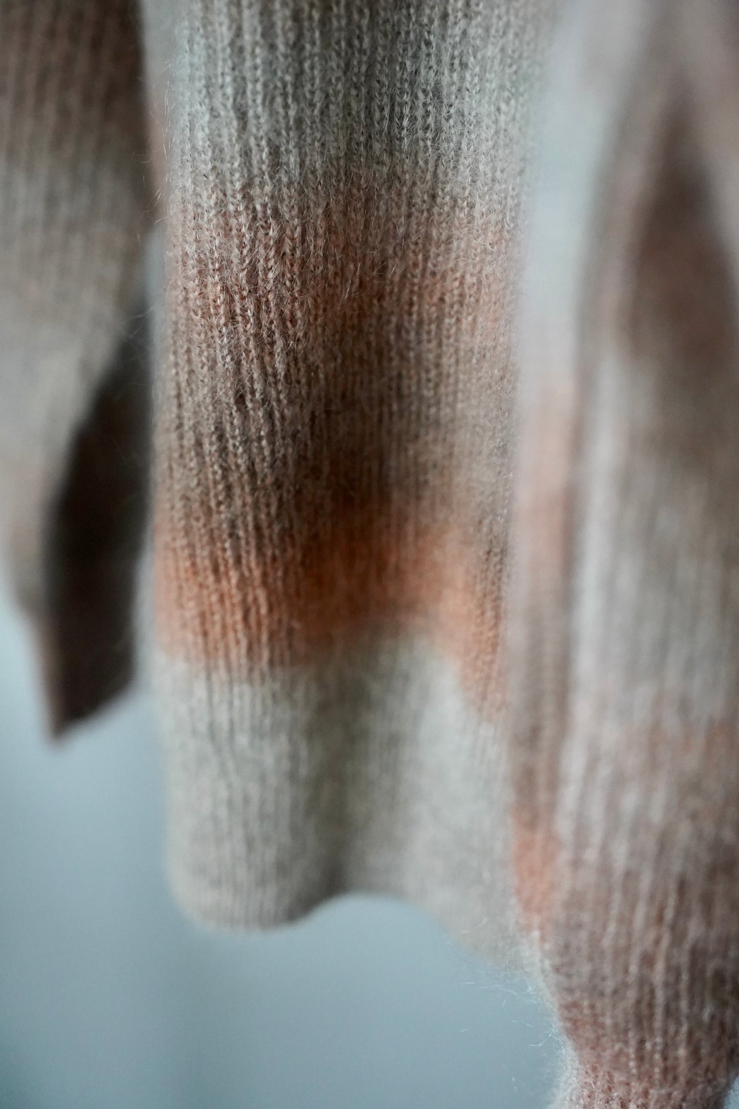 WOMEN　BATONER / バトナー　MOHAIR KASURI DYE SIGNATURE CREW NECK