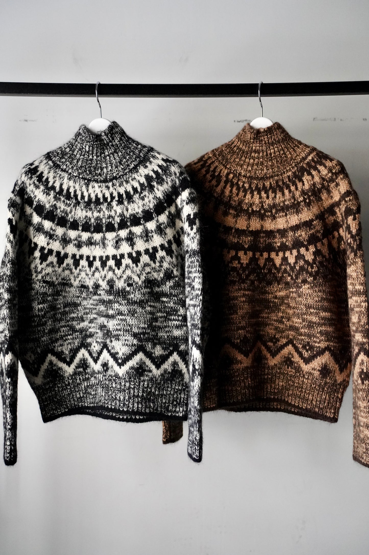 WOMEN　BATONER / バトナー　MOHAIR NORDIC TURTLE NECK