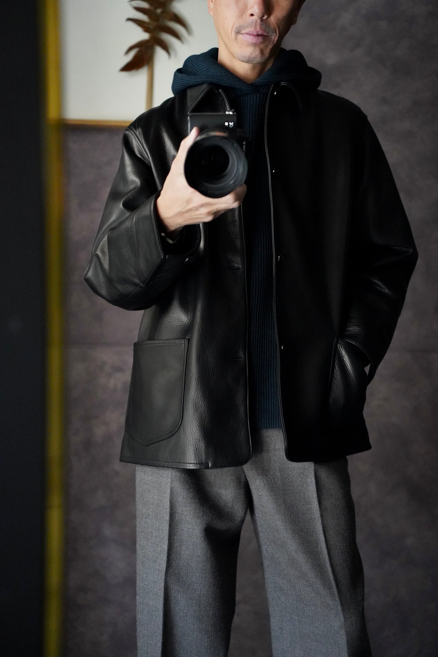 MEN　blurhms/ブラーム　Steer Leather Coverall