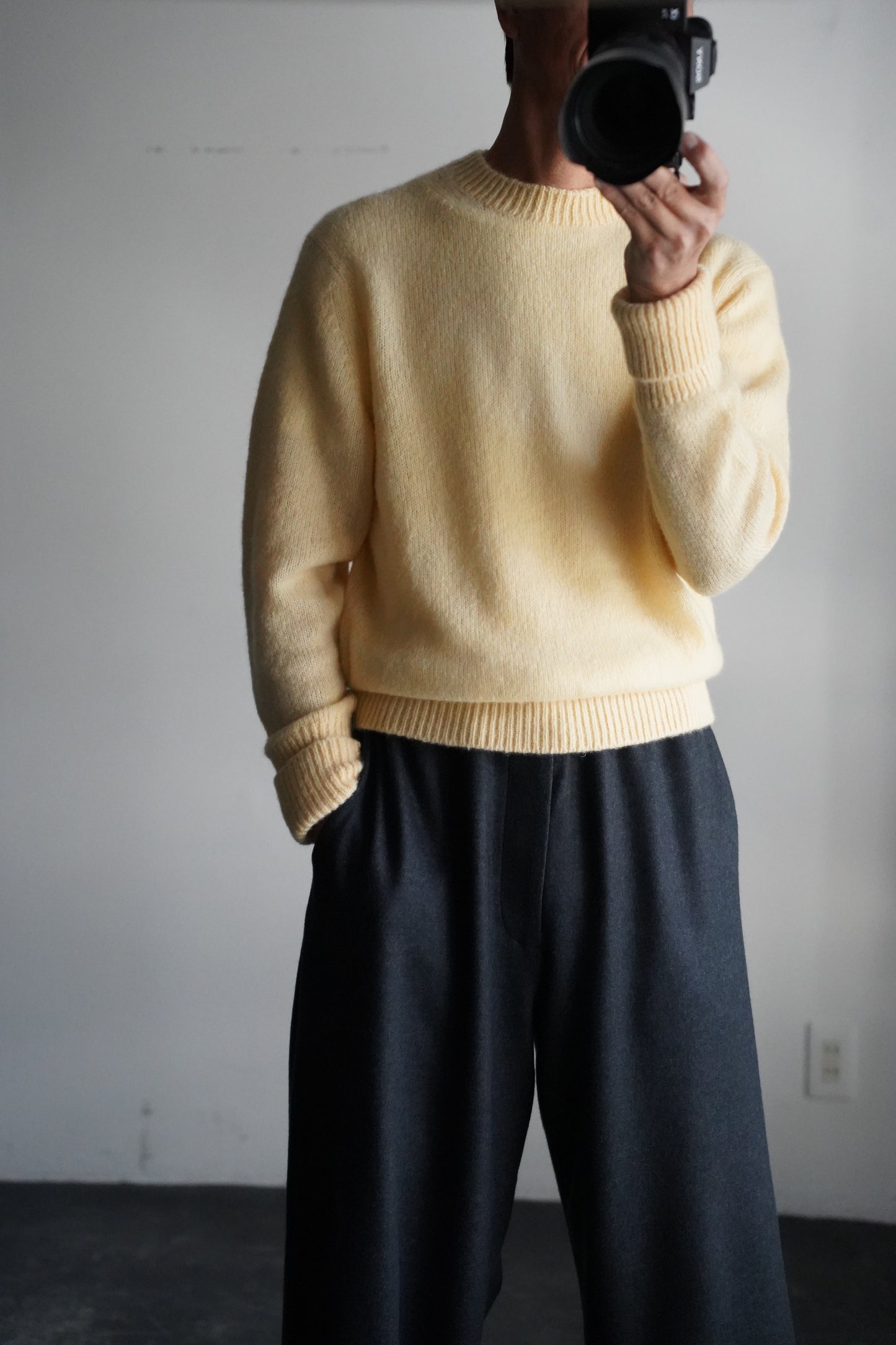 MEN　MAATEE & SONS　CASHEMERE P/O SWEATER