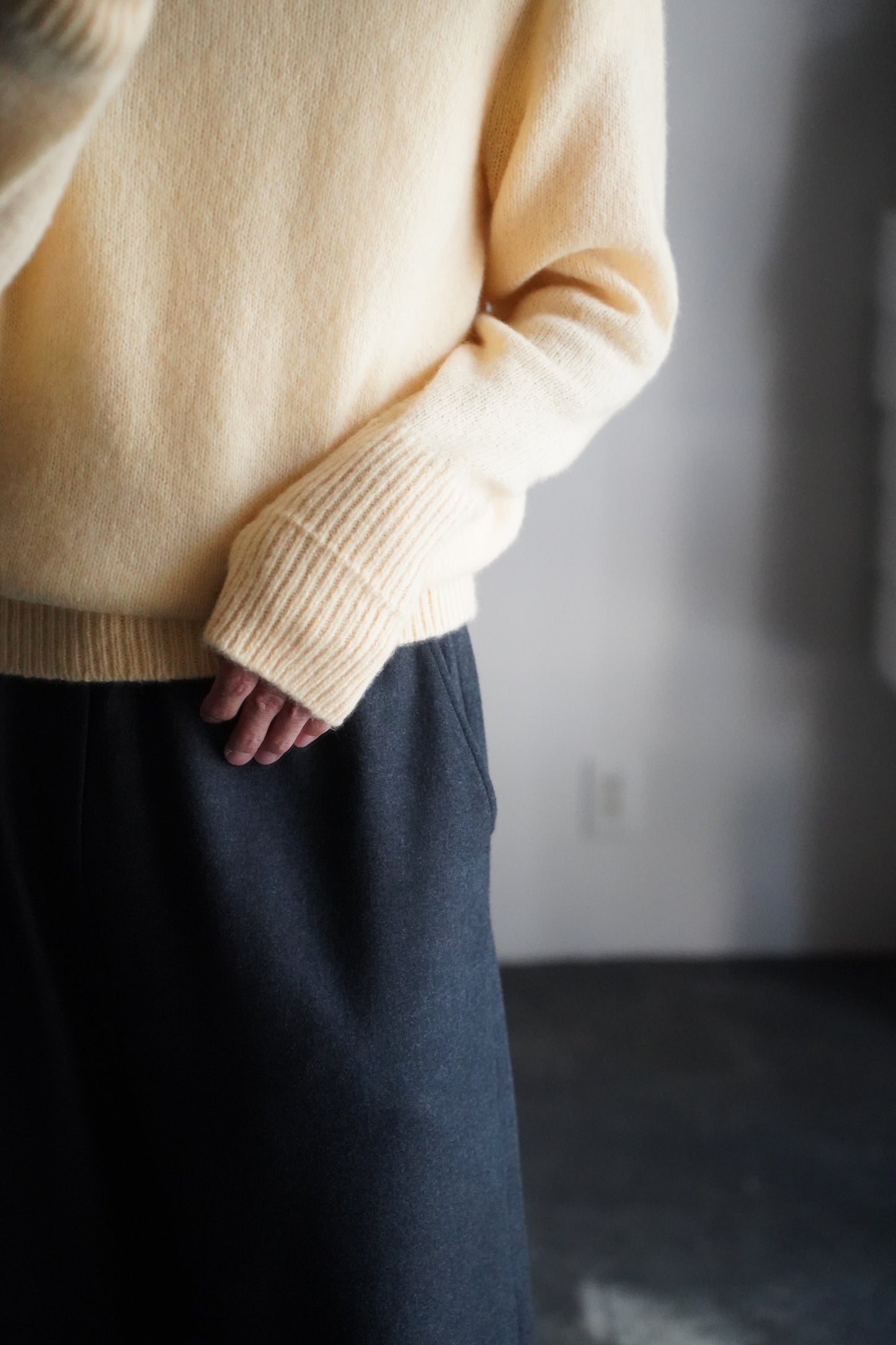 MEN　MAATEE & SONS　CASHEMERE P/O SWEATER