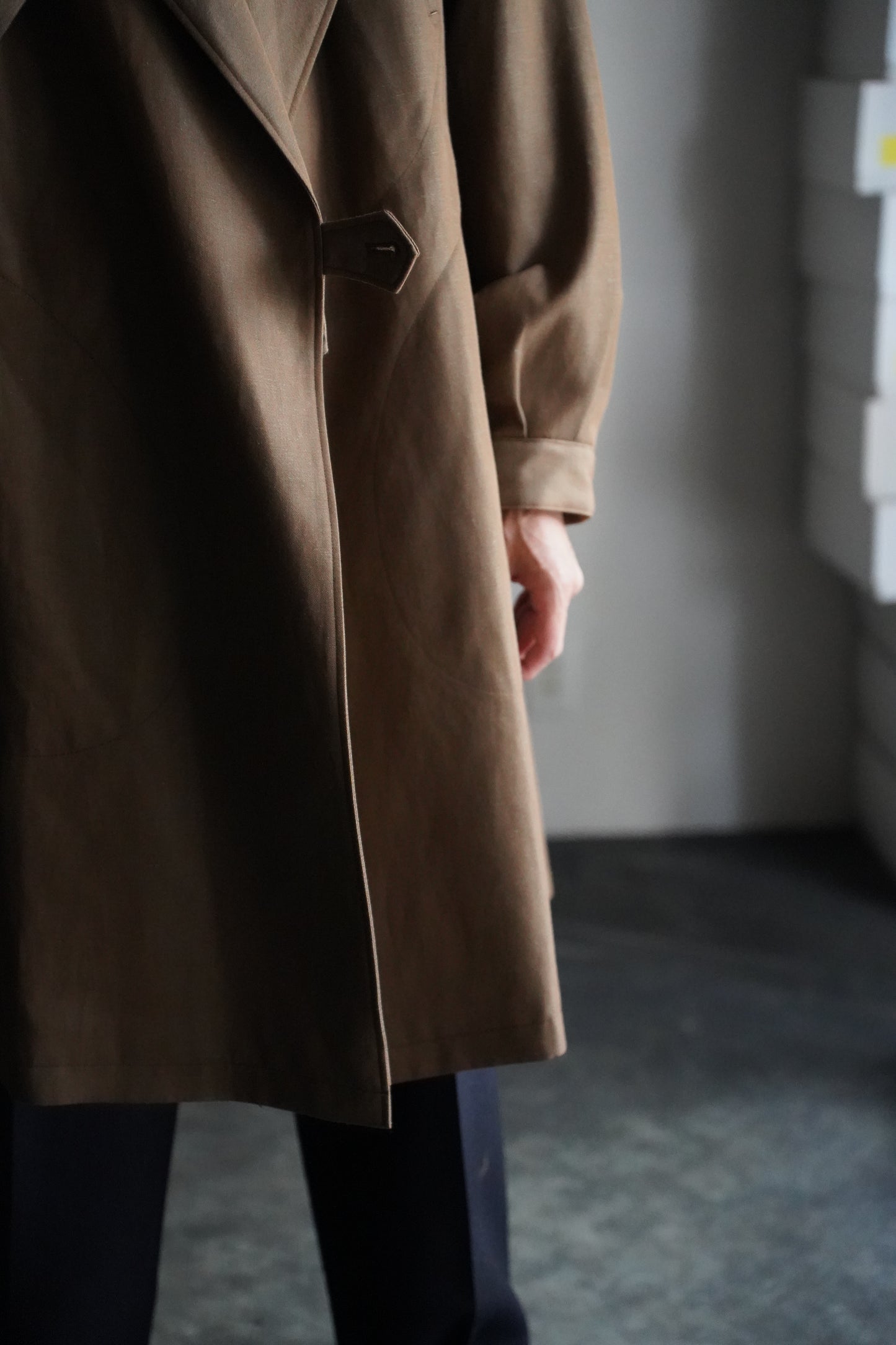 MEN　MAATEE & SONS　OVERCOAT 2:1GABA  KHAKIBEIGE