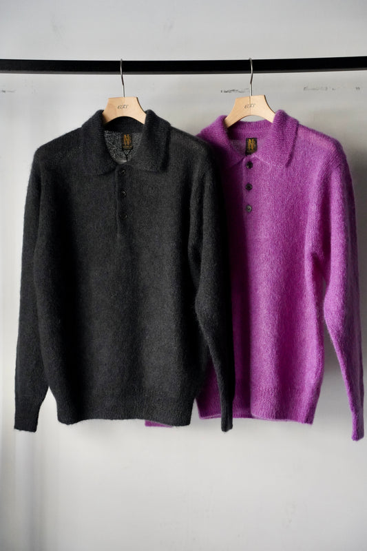 MEN　BATONER / バトナー　PURE MOHAIR POLO　