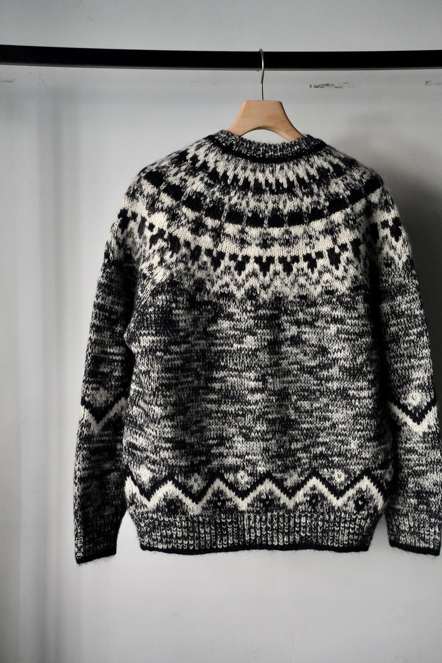 MEN　BATONER / バトナー　MOHAIR NORDIC CREW NECK