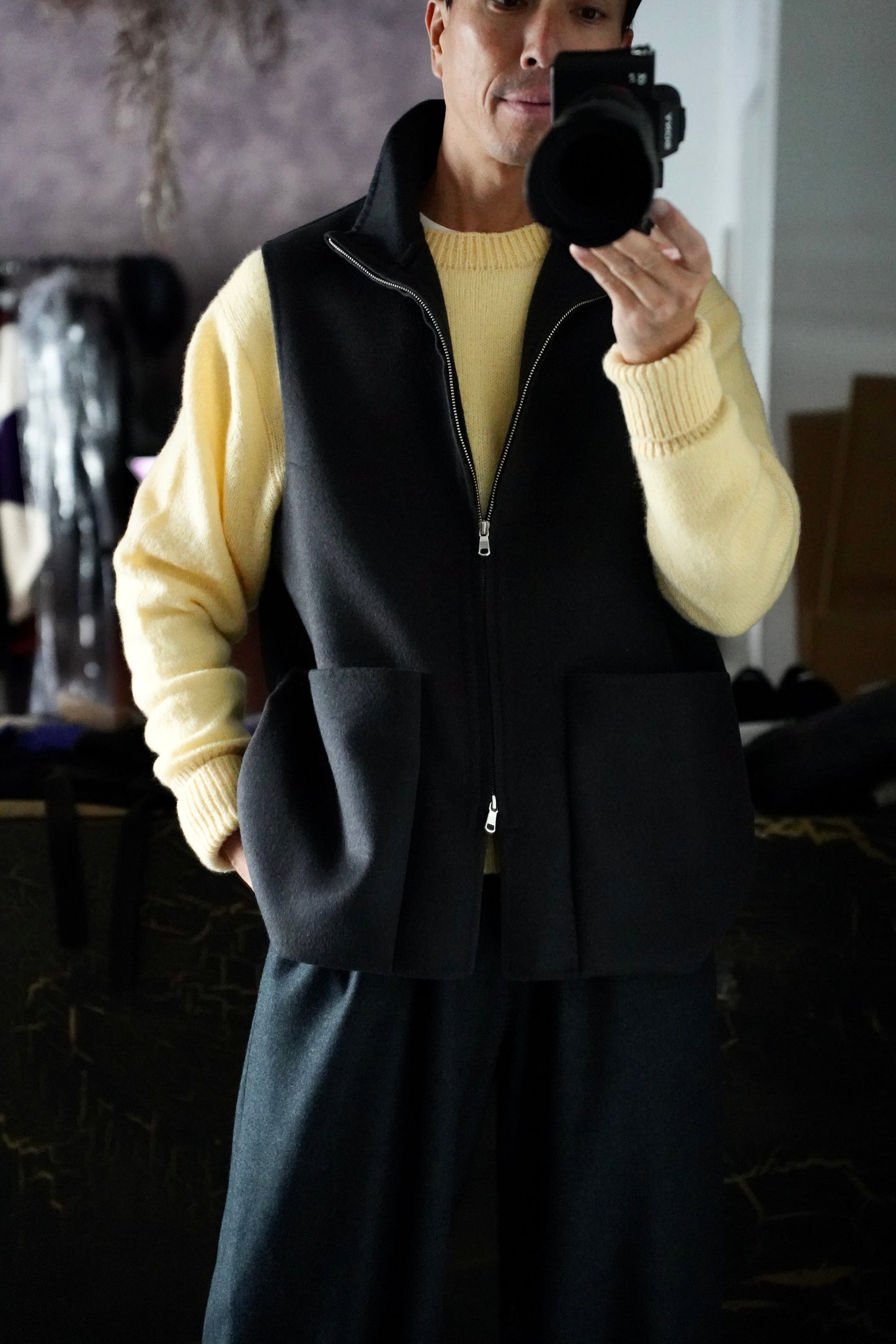 MEN　MAATEE & SONS　W-FACE VEST