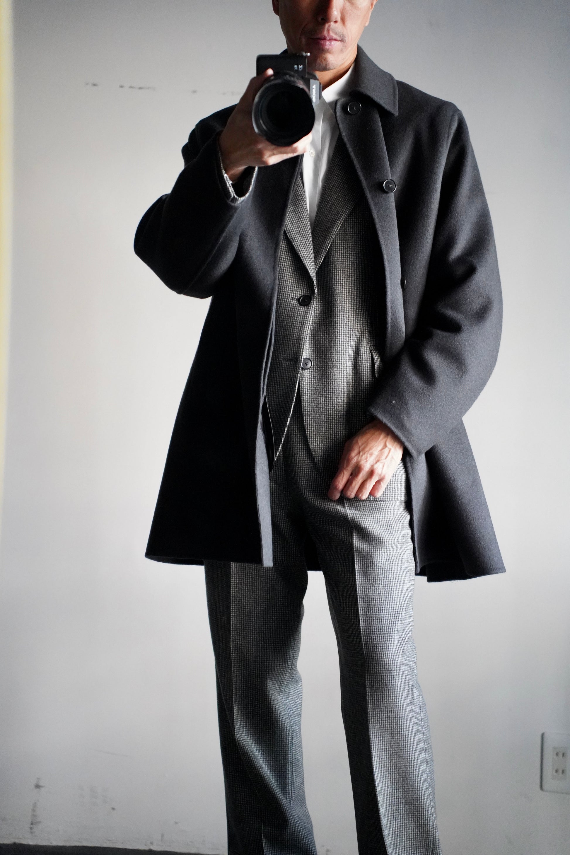 MAATEE&SONS Rubber ClothWalker Coat サイズ3 MEN MAATEE & SONS W-FACE COAT – _COMES THE SUN