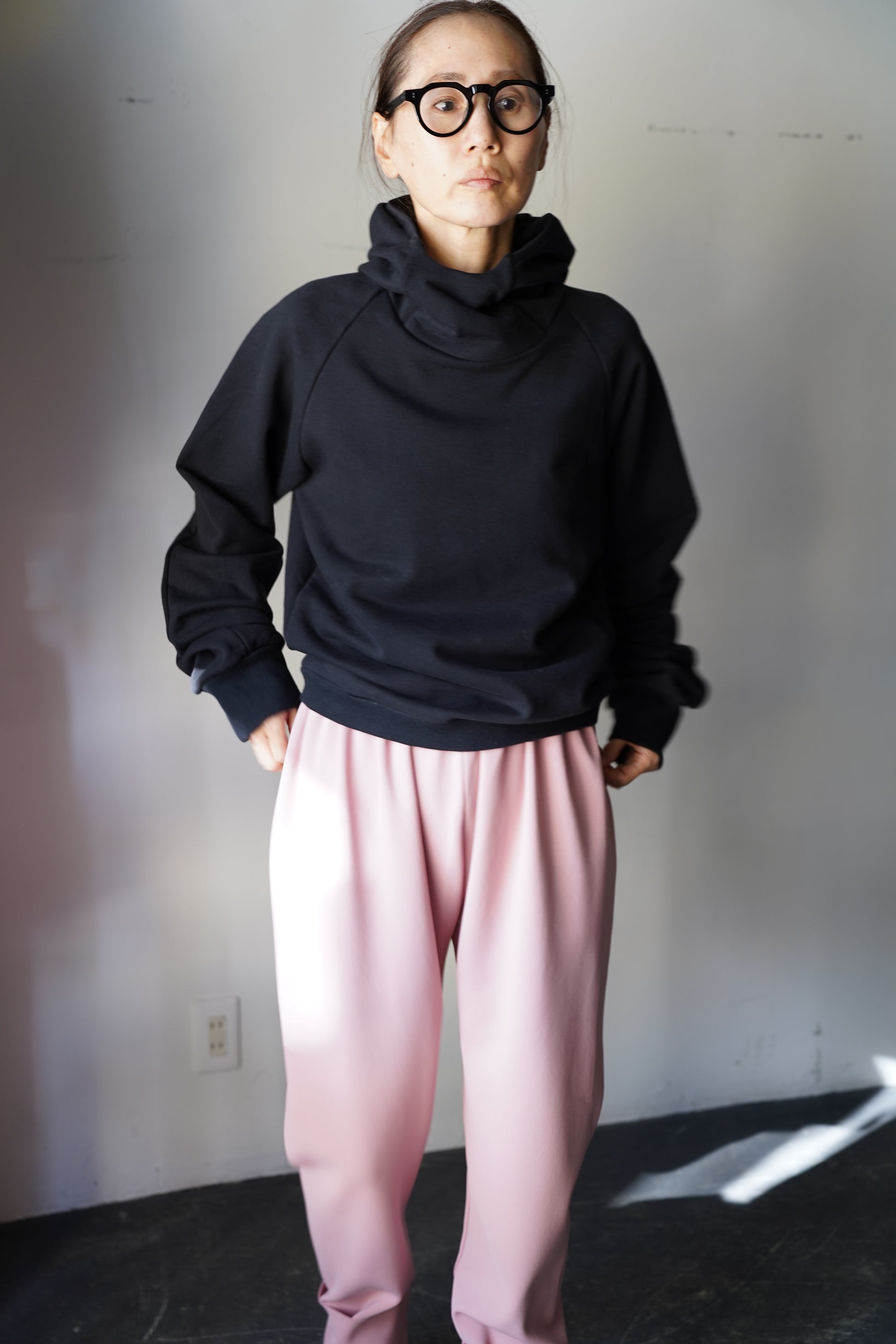 WOMEN MOON TREE PLANET Cord pants pink/black – _COMES THE SUN