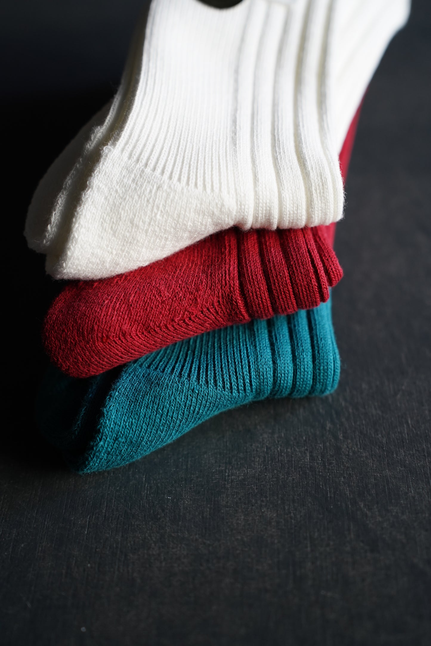 MEN　NAVY ROOTS  ネイビールーツ　パイルカラーリブソックス