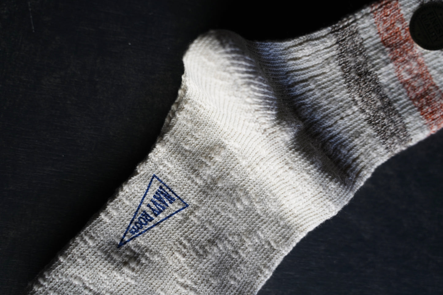 MEN　NAVY ROOTS  ネイビールーツ　ローゲージ スラブボーダー