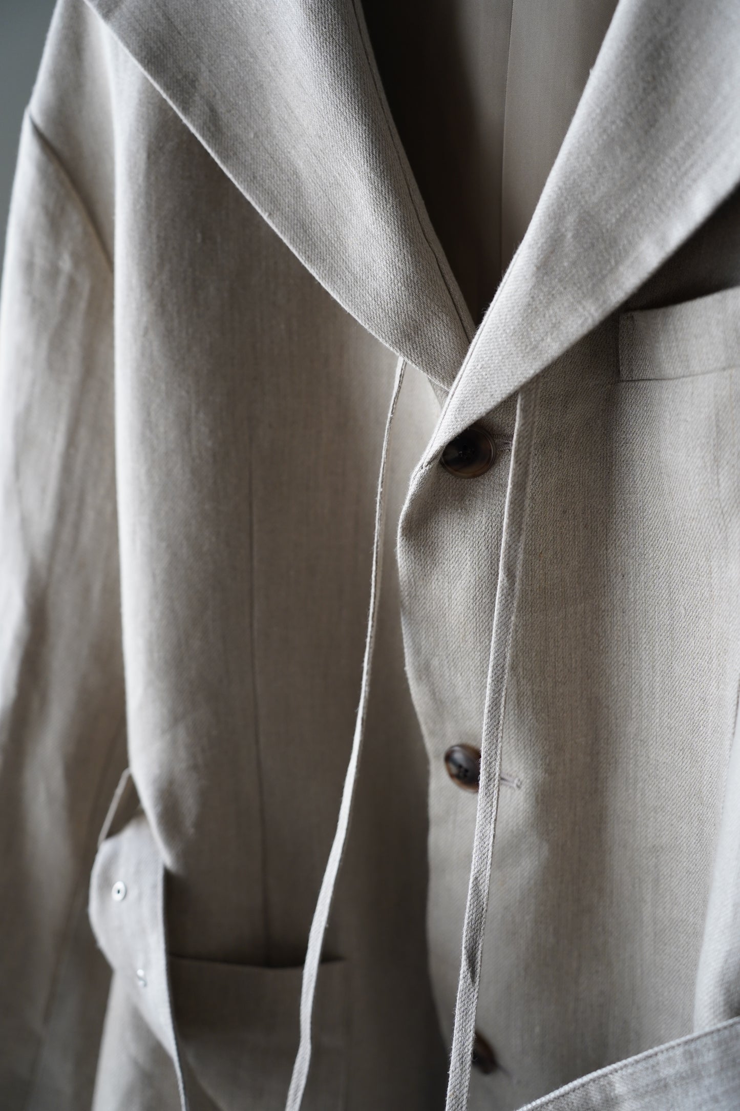WOMEN　RYU KAGA　Linen sailor jacket